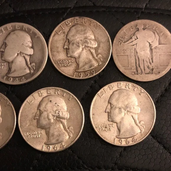 90% silver coins American quarters - Picture 4 of 17